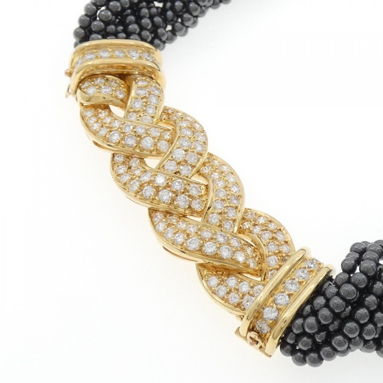 Van Cleef & Arpels Van Cleef & Arpels Van Cleef & Arpels Au750 Diamond Necklace Calfskin Necklace 10 DUTY FREE for USA Size ONE SIZE - 3 Thumbnail