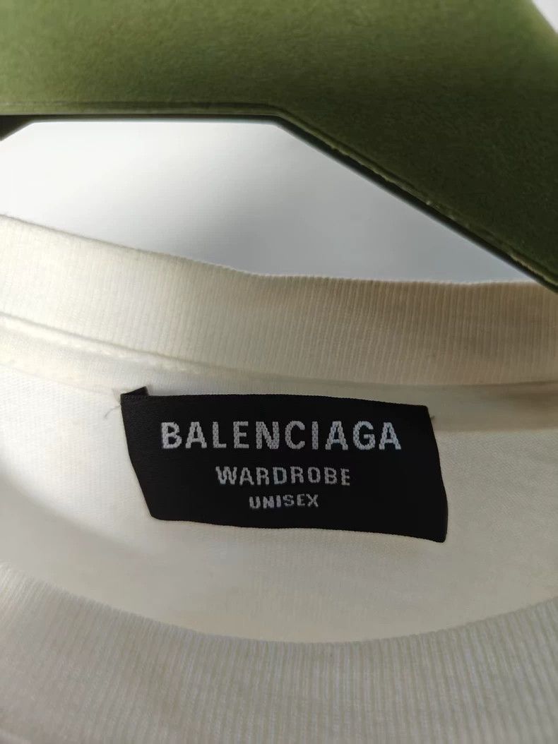 Balenciaga Balenciaga Embroidered Wave Short Sleeve - dmc Size US S / EU 44-46 / 1 - 3 Thumbnail
