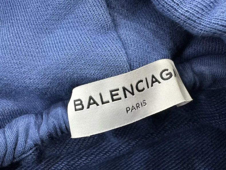 Balenciaga Balenciaga Blue Hoodie XS - dmc Size US XS / EU 42 / 0 - 4 Thumbnail