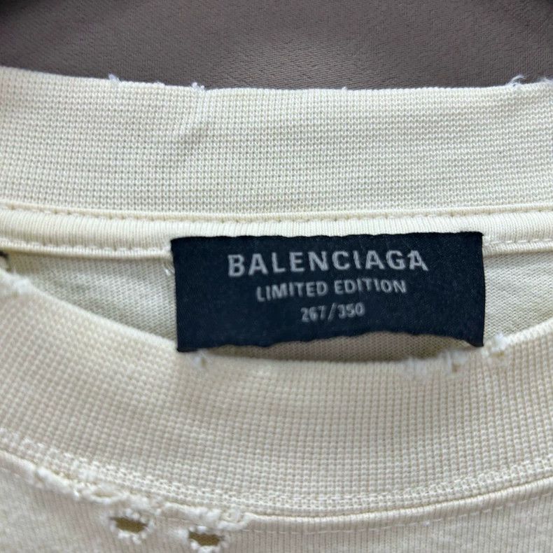 Balenciaga 24SS Note Print Short Sleeve - dmc