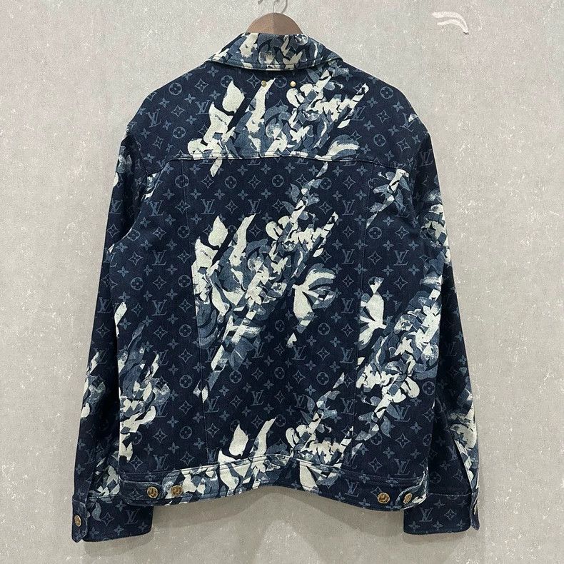 Louis Vuitton Louis Vuitton Tie-Dye Monogram Denim Jacket - dmc Size US XL / EU 56 / 4 - 2 Thumbnail
