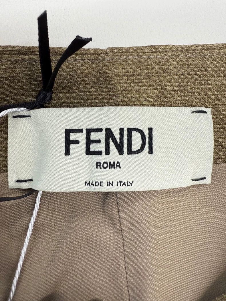 Fendi Fendi Pocket Patchwork Midi Skirt - dmc Size US 31 - 3 Thumbnail
