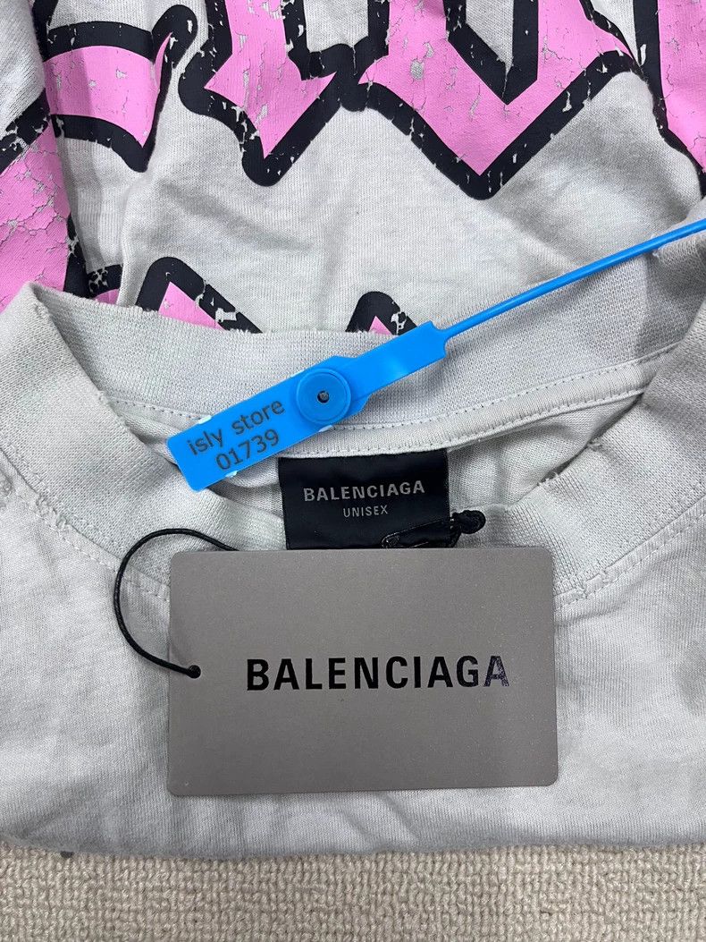Balenciaga Balenciaga Back Logo Print Crewneck T-shirt - dmc Size US S / EU 44-46 / 1 - 5 Thumbnail