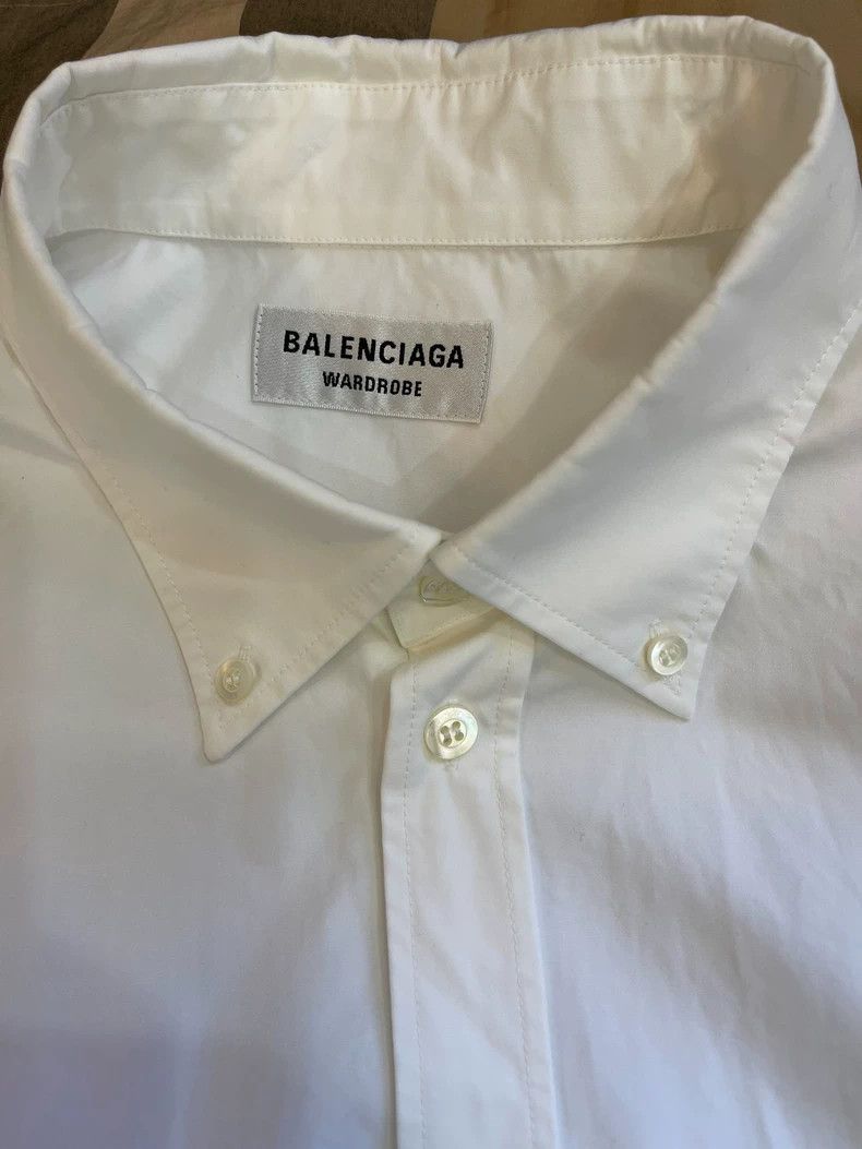 Balenciaga Balenciaga Oversized Back Logo Shirt - dmc Size US M / EU 48-50 / 2 - 6 Thumbnail