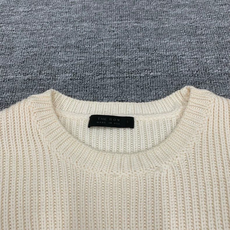 The Row The Row White Wool Knit Sweater - dmc Size US S / EU 44-46 / 1 - 7 Thumbnail