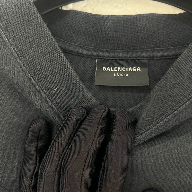 Balenciaga Balenciaga Black Short Sleeve T-Shirt - dmc Size US S / EU 44-46 / 1 - 3 Thumbnail