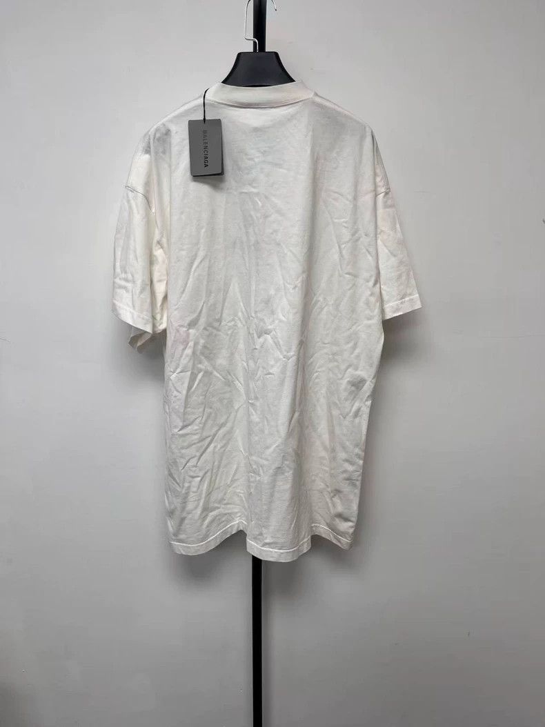 Balenciaga Balenciaga Logo Print Crewneck Short Sleeve T-Shirt - dmc Size US XXS / EU 40 - 2 Thumbnail