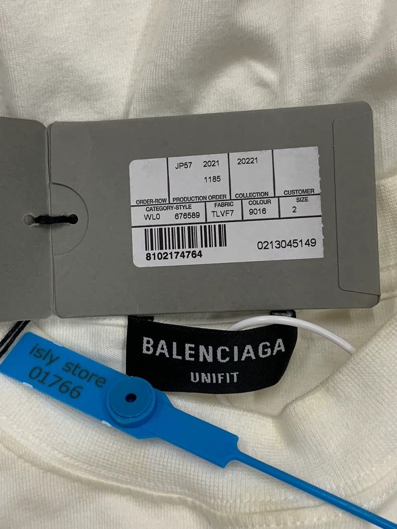 Balenciaga Balenciaga Logo Print Crewneck Short Sleeve T-Shirt - dmc Size US XXS / EU 40 - 5 Thumbnail