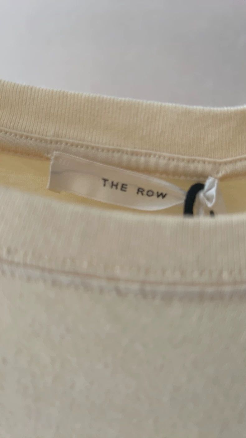 The Row THE ROW Yellow Basic Short-Sleeve Top - dmc Size US S / EU 44-46 / 1 - 2 Thumbnail
