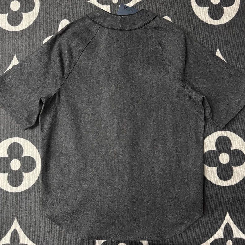 Louis Vuitton LV Black Gray Print Short Sleeve Jacket - dmc Size US XS / EU 42 / 0 - 3 Thumbnail