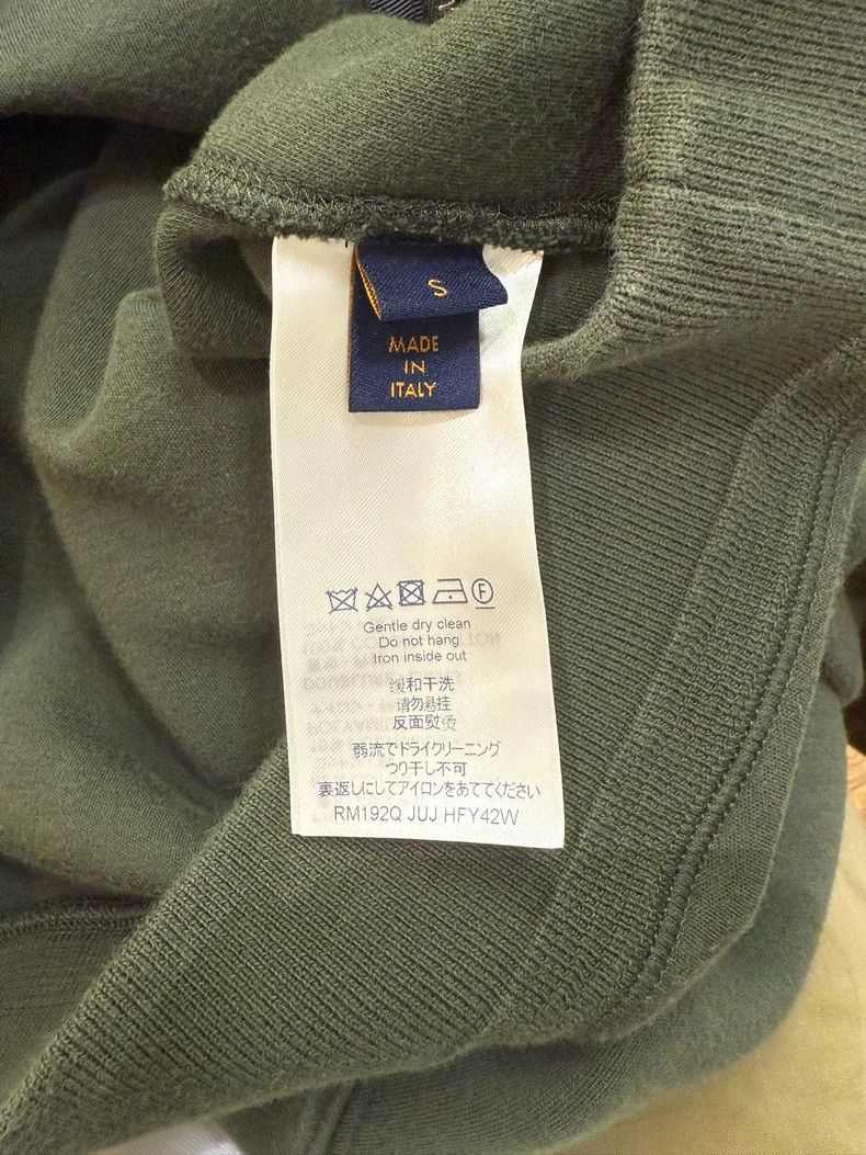 Louis Vuitton Louis Vuitton Green Hooded Sweatshirt S - dmc Size US S / EU 44-46 / 1 - 6 Thumbnail