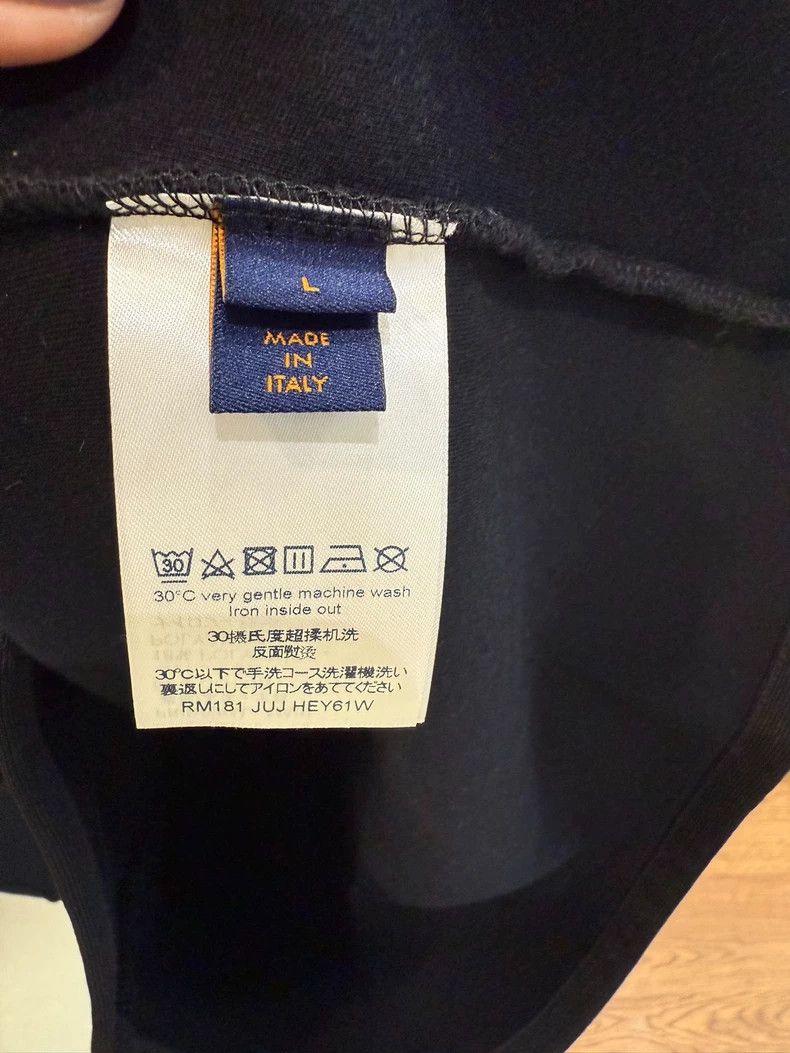 Louis Vuitton Louis Vuitton Black Reflective Logo Sweatshirt - dmc Size US L / EU 52-54 / 3 - 4 Thumbnail