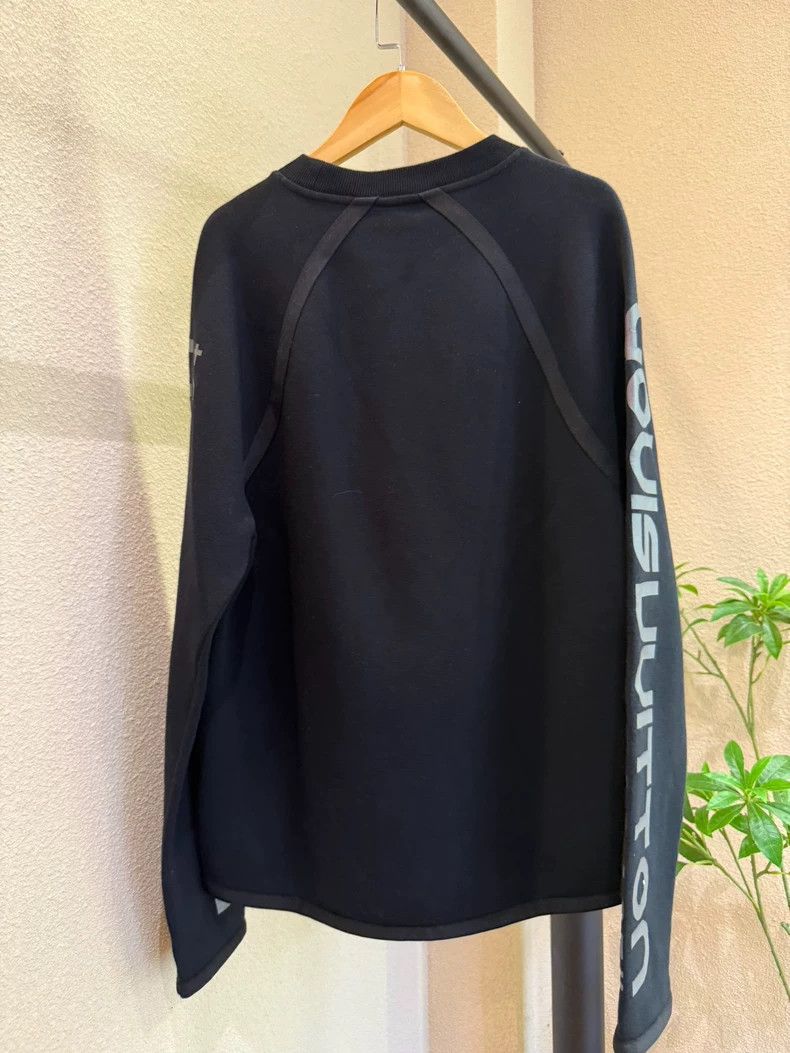 Louis Vuitton Louis Vuitton Black Reflective Logo Sweatshirt - dmc Size US L / EU 52-54 / 3 - 2 Thumbnail