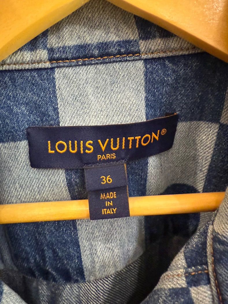 Louis Vuitton Louis Vuitton Checkerboard Denim Jacket - dmc Size US S / EU 44-46 / 1 - 4 Thumbnail