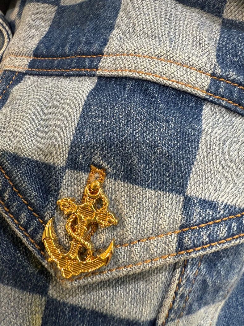 Louis Vuitton Louis Vuitton Checkerboard Denim Jacket - dmc Size US S / EU 44-46 / 1 - 5 Thumbnail