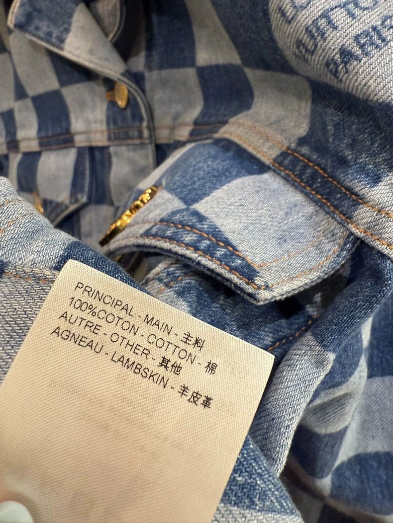Louis Vuitton Louis Vuitton Checkerboard Denim Jacket - dmc Size US S / EU 44-46 / 1 - 7 Thumbnail