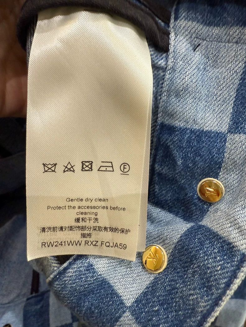 Louis Vuitton Louis Vuitton Checkerboard Denim Jacket - dmc Size US S / EU 44-46 / 1 - 6 Thumbnail