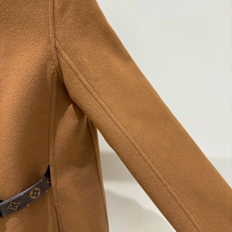 Louis Vuitton Louis Vuitton Brown Monogram Belted Cloak Coat - dmc Size US S / EU 44-46 / 1 - 4 Thumbnail