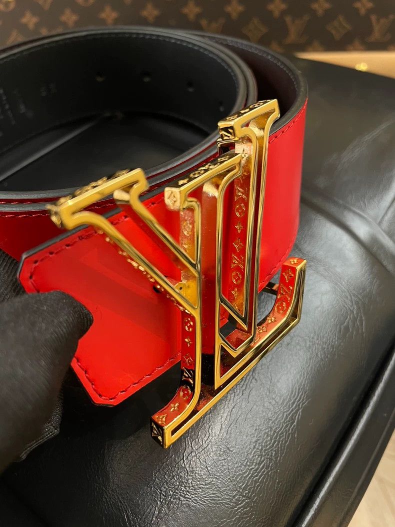 Louis Vuitton Louis Vuitton Red Belt - dmc Size ONE SIZE - 3 Thumbnail