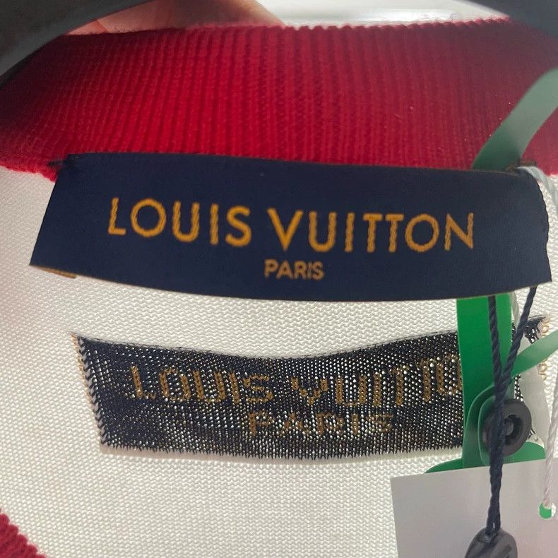 Louis Vuitton LV White Knit Short Sleeve Top - dmc Size US S / EU 44-46 / 1 - 3 Thumbnail