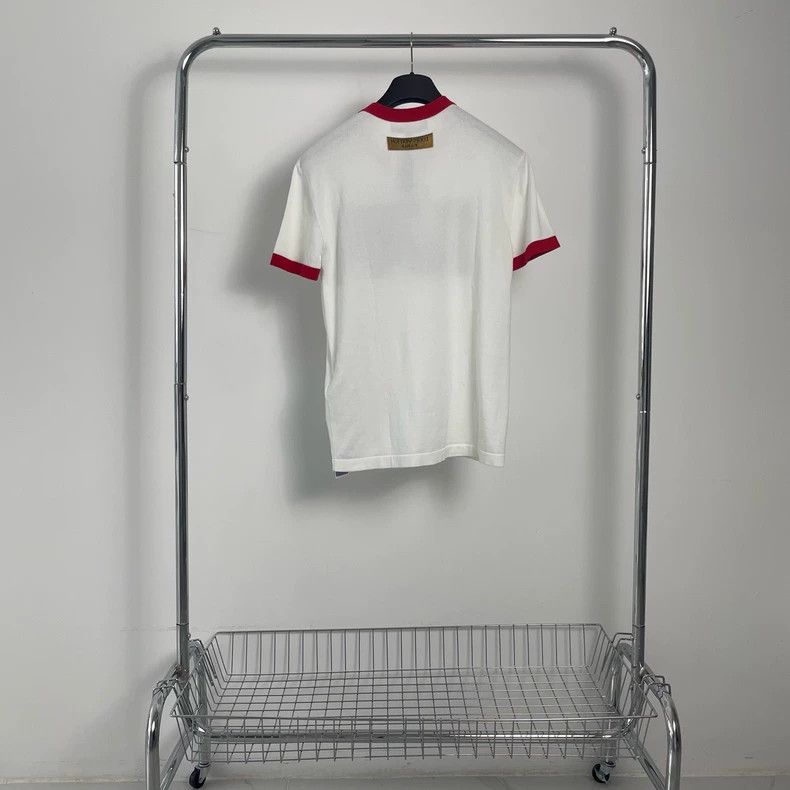 Louis Vuitton LV White Knit Short Sleeve Top - dmc Size US S / EU 44-46 / 1 - 2 Thumbnail
