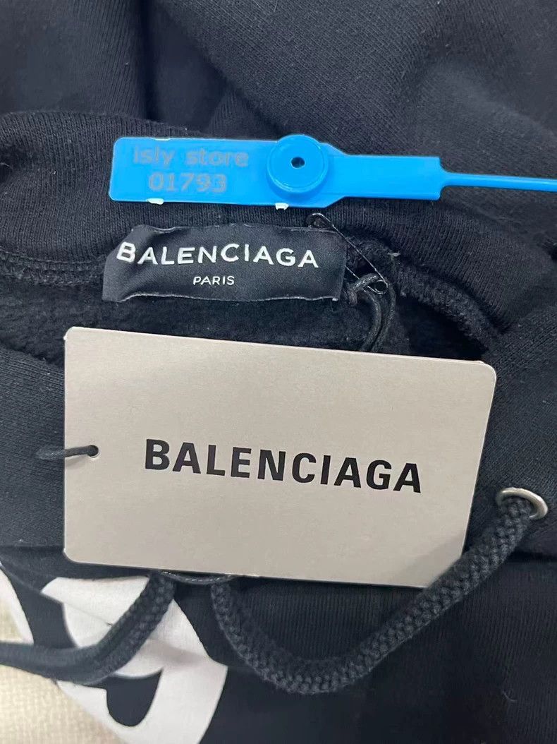 Balenciaga Balenciaga 1969 Slogan Distressed Hoodie - dmc Size US S / EU 44-46 / 1 - 4 Thumbnail