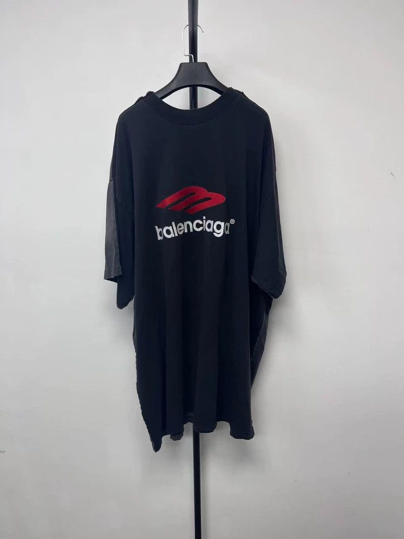 Balenciaga Balenciaga 24SS 3B Tape Short Sleeve - dmc Size US XS / EU 42 / 0 - 2 Thumbnail