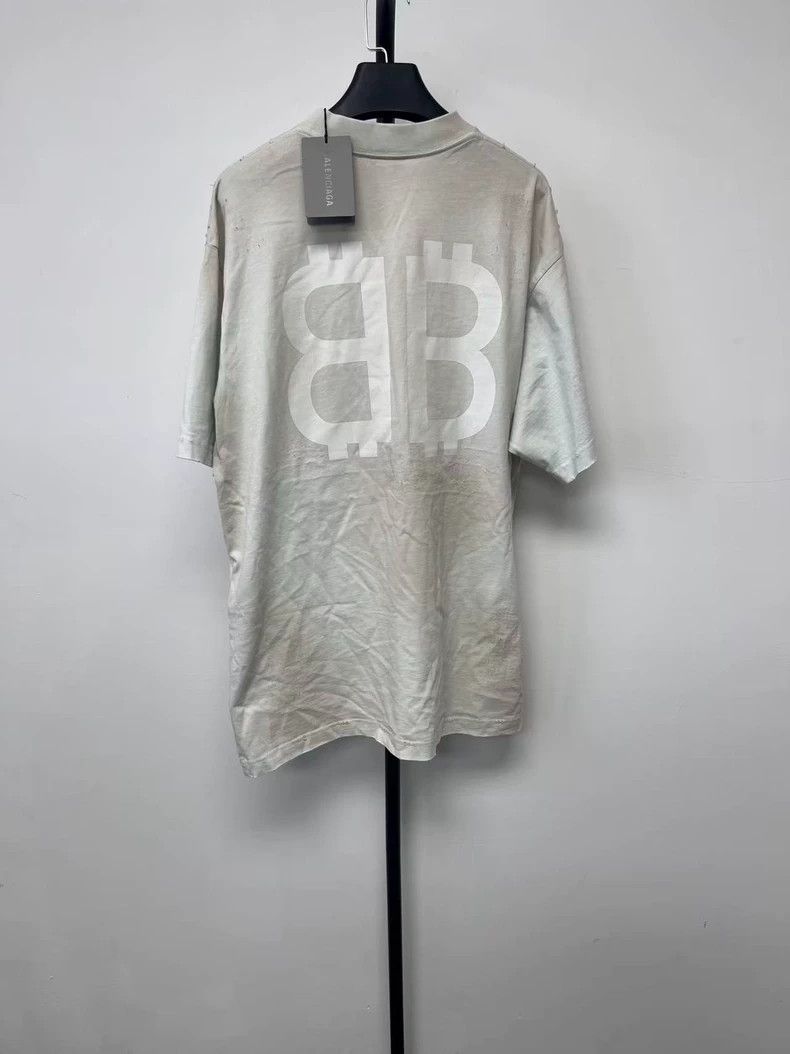 Balenciaga Balenciaga Logo Print Short Sleeve T-Shirt - dmc Size US XXS / EU 40 - 2 Thumbnail