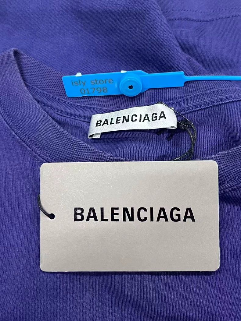 Balenciaga Balenciaga Logo Print Crewneck Short Sleeve T-shirt - dmc Size US S / EU 44-46 / 1 - 4 Thumbnail