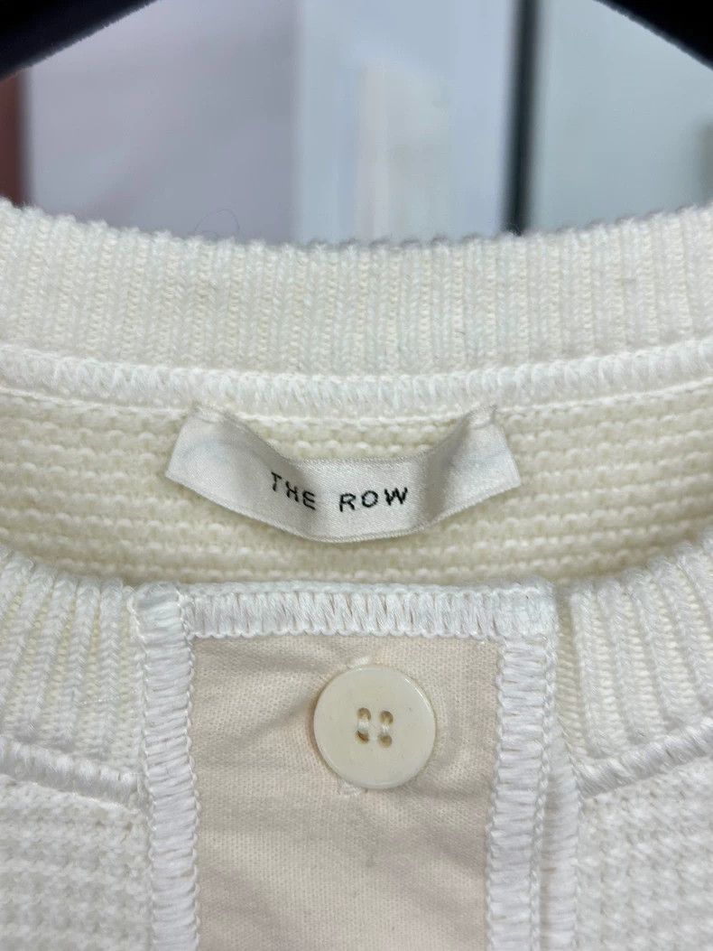 The Row The Row Waffle Henley Neck Sweater - dmc Size US XS / EU 42 / 0 - 3 Thumbnail