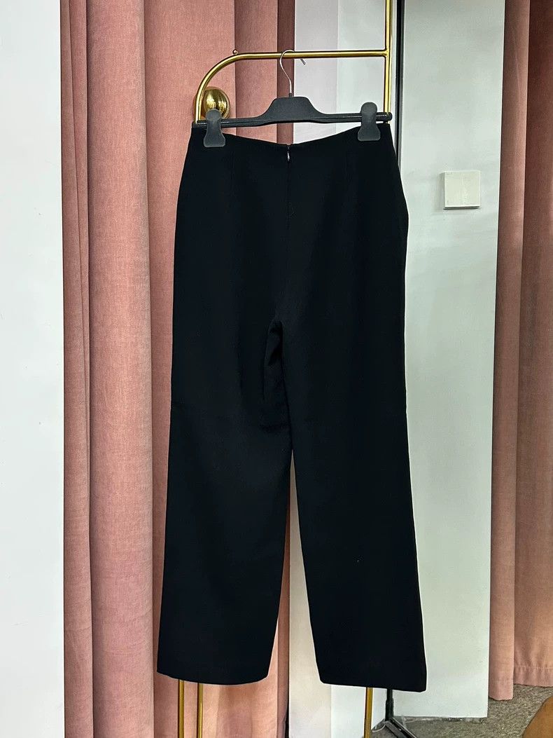 Jonathan Simkhai Jonathan Simkhai Black Bow Waist Pants - dmc Size US 26 / EU 42 - 3 Thumbnail