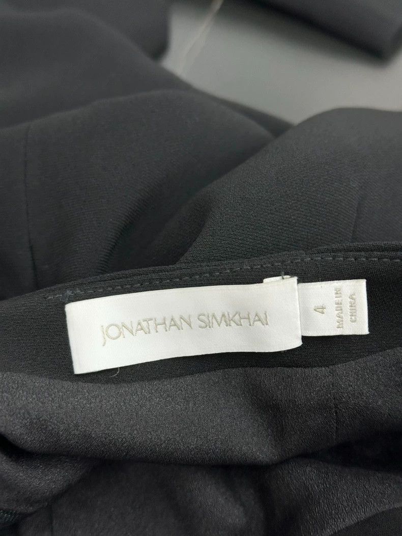 Jonathan Simkhai Jonathan Simkhai Black Bow Waist Pants - dmc Size US 26 / EU 42 - 4 Thumbnail