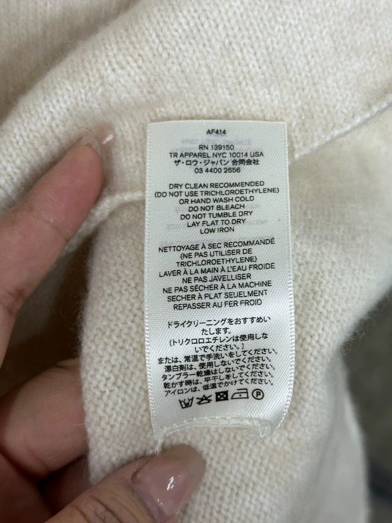 The Row The Row Beige Cashmere Long-Sleeve Sweater - dmc Size US L / EU 52-54 / 3 - 5 Thumbnail