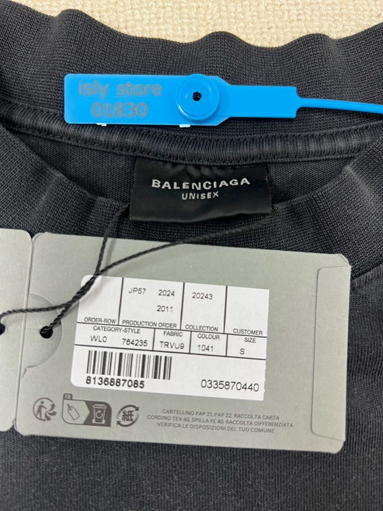 Balenciaga Balenciaga 25SS I Love Paris T-shirt - dmc Size US S / EU 44-46 / 1 - 3 Thumbnail