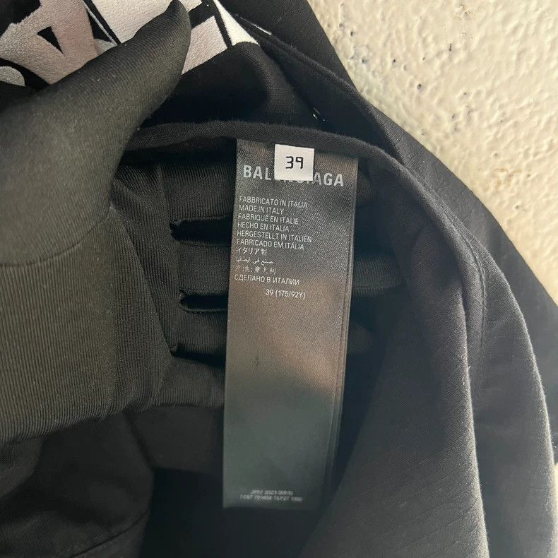 Balenciaga Balenciaga Black Short Sleeve Shirt - dmc Size US XS / EU 42 / 0 - 3 Thumbnail