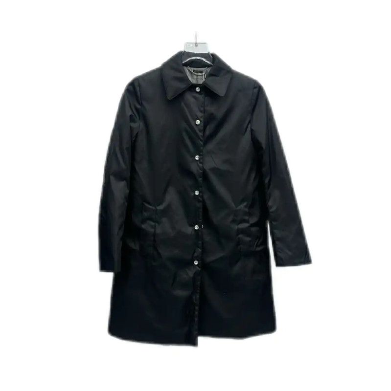 Miu Miu Miu Miu Black Women's Cotton Outerwear 0089 Size S / US 4 / IT 40 - 5 Thumbnail