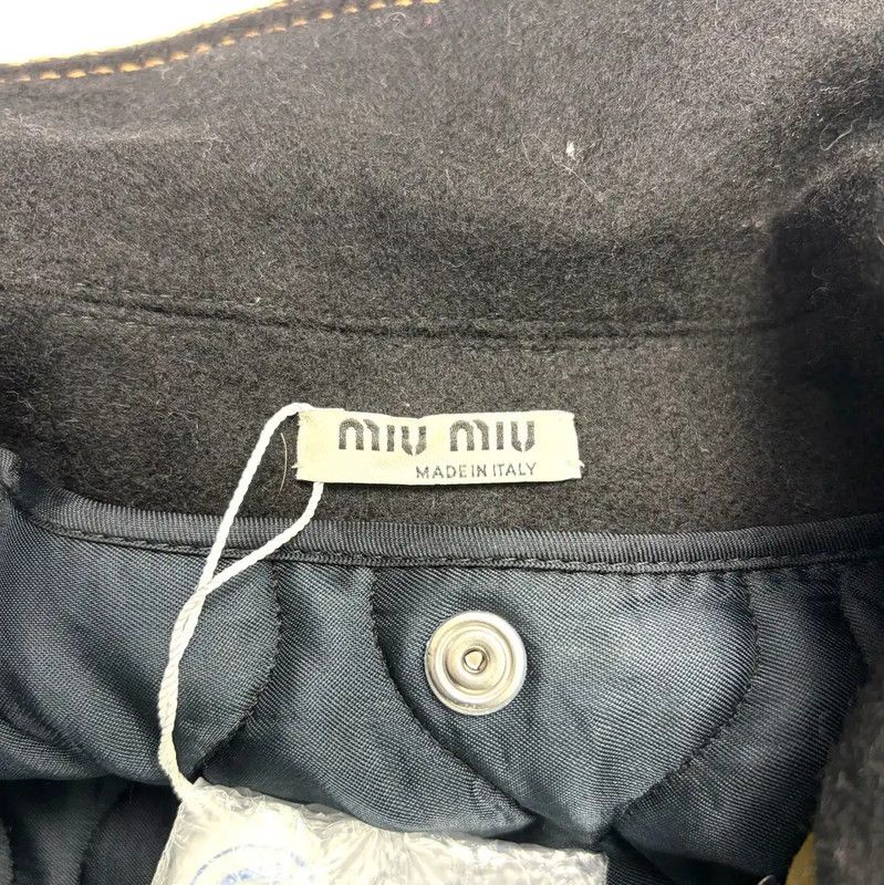Miu Miu Miu Miu Multi-Color Women's Trench Coat 0089 Size ONE SIZE - 3 Thumbnail