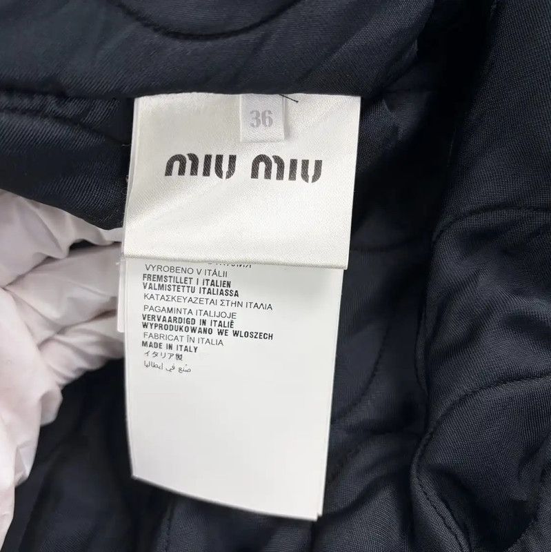Miu Miu Miu Miu Multi-Color Women's Trench Coat 0089 Size ONE SIZE - 4 Thumbnail
