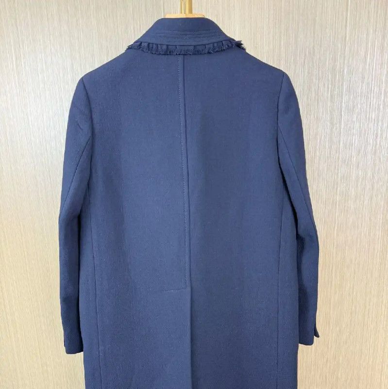 Miu Miu Miu Miu Navy Wool Women's Coat 0089 Size M / US 6-8 / IT 42-44 - 2 Thumbnail