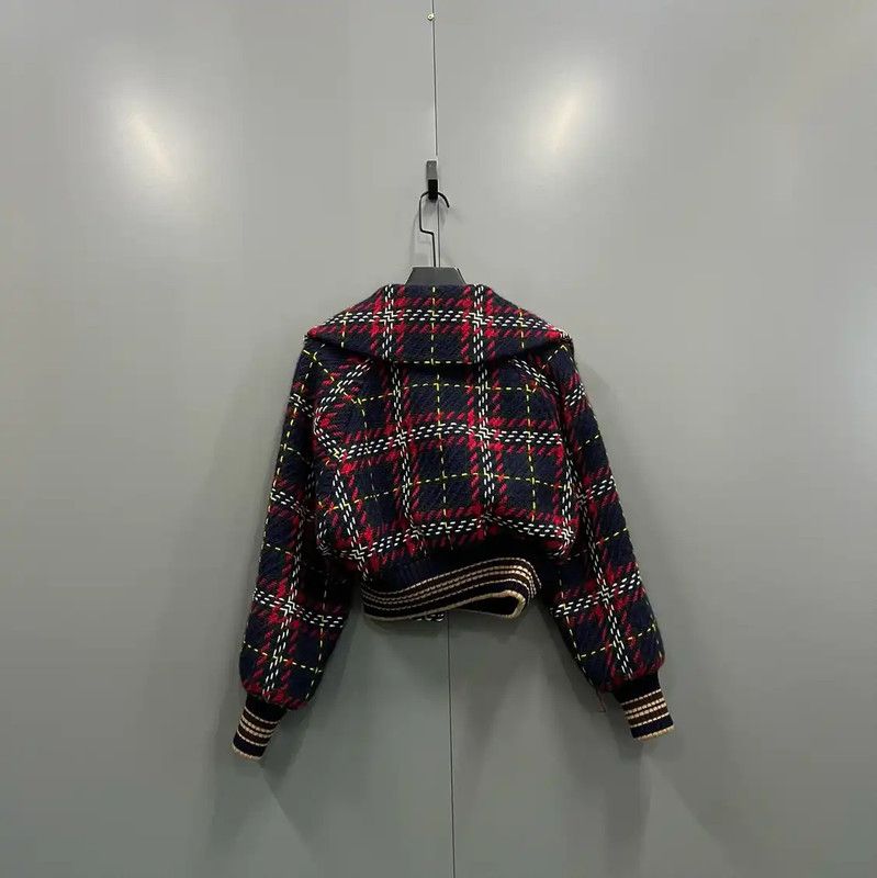 Miu Miu Miu Miu Multi-Color Women's Cotton Jacket 0089 Size ONE SIZE - 2 Thumbnail