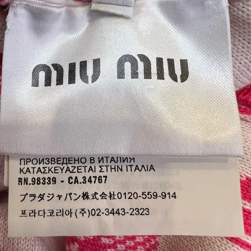 Miu Miu Miu Miu Red Sweater for Spring and Autumn 0089 Size S / US 4 / IT 40 - 7 Thumbnail