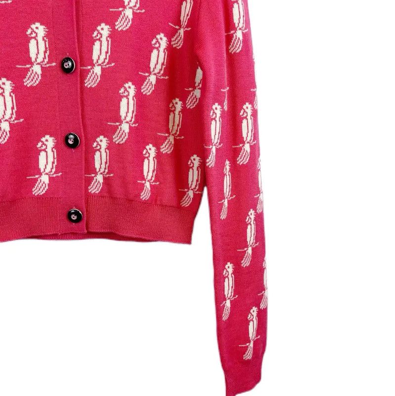 Miu Miu Miu Miu Red Sweater for Spring and Autumn 0089 Size S / US 4 / IT 40 - 3 Thumbnail