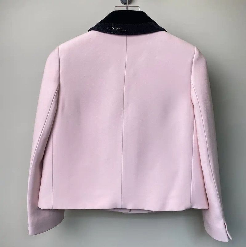 Miu Miu Miu Miu Pink Cotton Women's Jacket 0089 Size S / US 4 / IT 40 - 4 Thumbnail