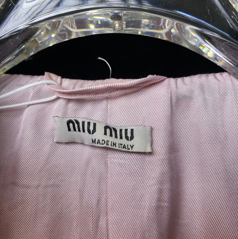 Miu Miu Miu Miu Pink Cotton Women's Jacket 0089 Size S / US 4 / IT 40 - 5 Thumbnail