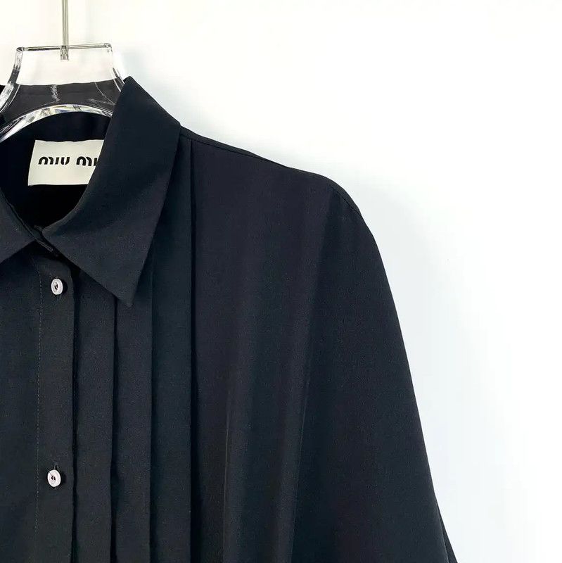 Miu Miu Miu Miu Black Women's Dress Size S 0089 Size S / US 4 / IT 40 - 3 Thumbnail