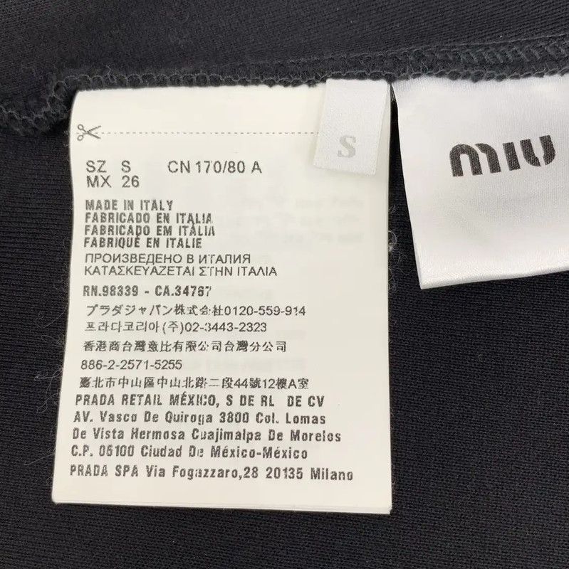 Miu Miu Miu Miu Black Cotton Women's Jacket 0089 Size S / US 4 / IT 40 - 6 Thumbnail