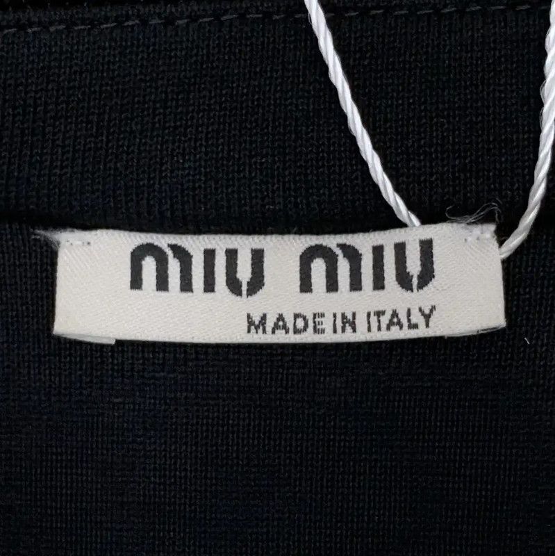Miu Miu Miu Miu Black Cotton Women's Jacket 0089 Size S / US 4 / IT 40 - 5 Thumbnail