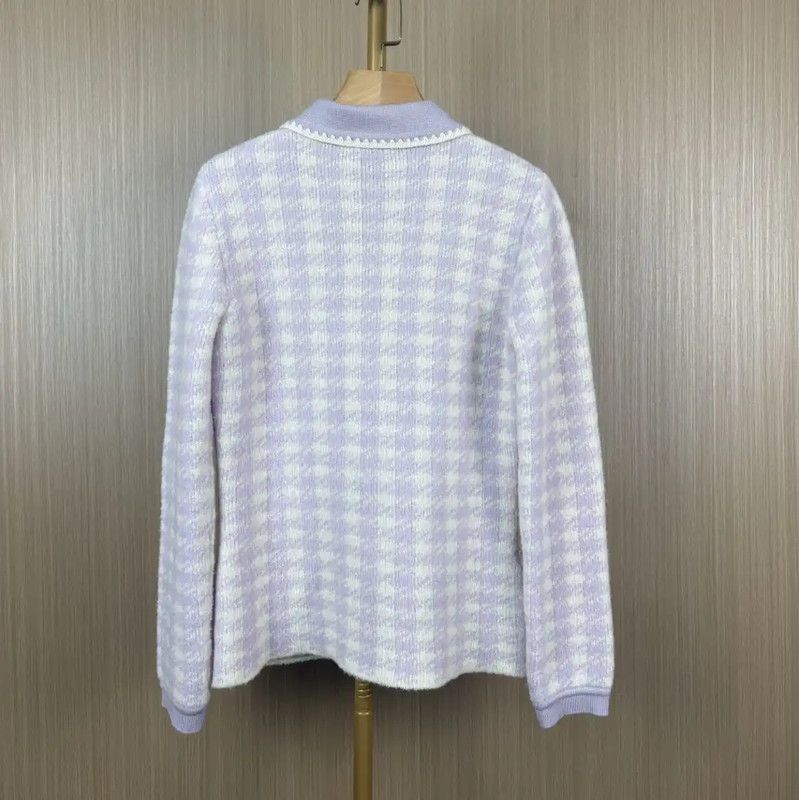 Miu Miu Miu Miu Color-Block Wool Cardigan for Women 0089 Size L / US 10 / IT 46 - 2 Thumbnail