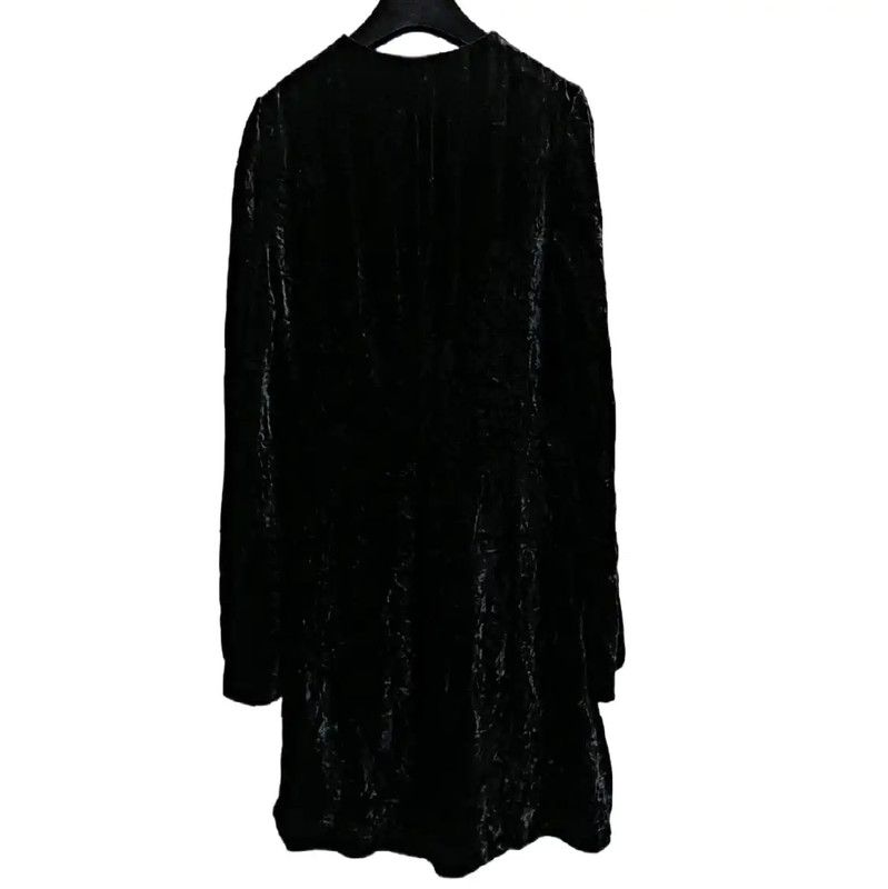 Miu Miu Miu Miu Black Long Sleeve Dress for Women 0089 Size S / US 4 / IT 40 - 2 Thumbnail