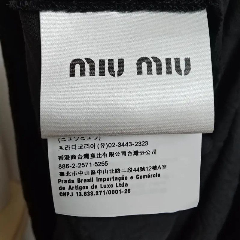 Miu Miu Miu Miu Black Long Sleeve Dress for Women 0089 Size S / US 4 / IT 40 - 6 Thumbnail